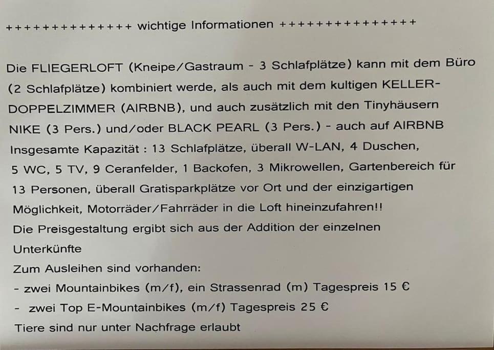 Musikbuehne Flieger - Das Konzept - Loften In Einer Kneipe Tettnang Exterior photo
